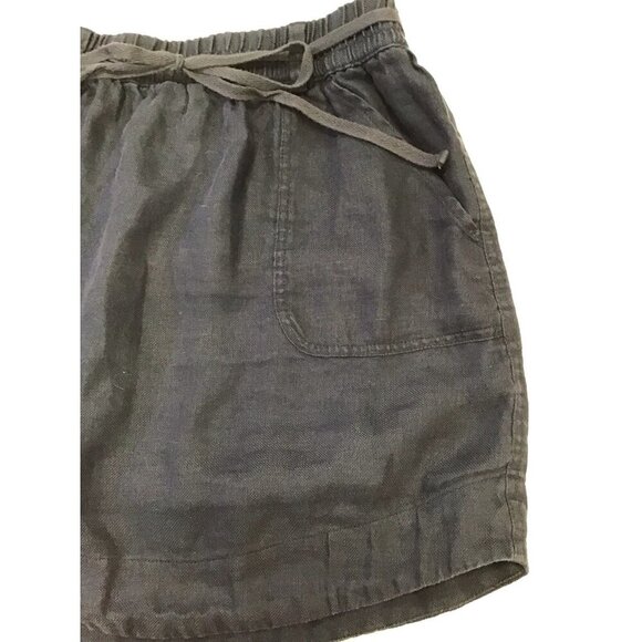 Ann Taylor Loft Linen A-Line Skirt  Pockets Boho Classic Casual Hippy Size S 🩵 - Picture 4 of 4